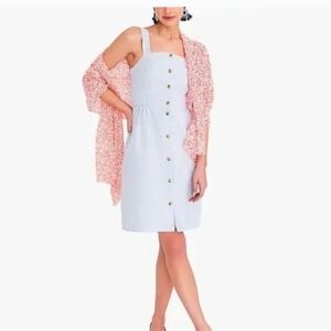 🌞J Crew seersucker dress sz 6 EUC